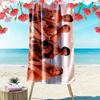 Outer Banks Poster Print Beach Towel, Large Soft Quick Dry Towel for Beach Camping Swimming