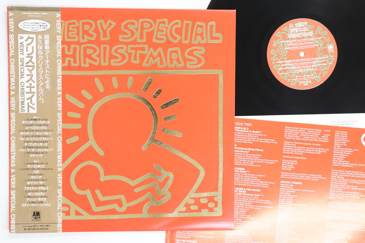

LP Record VARIOUS, U2, MADDONA, BON JOVI, BRU - A Very Special Christmas C28Y3202 A&M 1987 Japan Obi Rock Used
