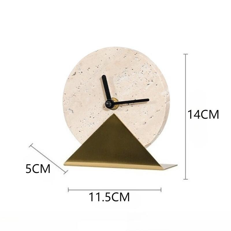 

Creative Clock Figurines Modern Luxury Miniature Ornaments Art Aesthetic Funny Ornament Home Living Room Decoration Crafts золотой