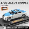 1:36 Rolls Royce Phantom Sedan High Simulation Diecast Metal Alloy Model Car Sound Light Pull Back Collection Kids Toy Gifts