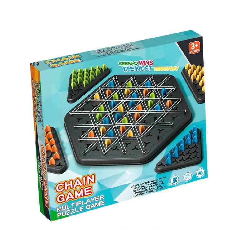 Triangle Chess Rope Solving Puzzle Toy Challenge Game For Kids With Logic Development And Parent Child Interaction Medium