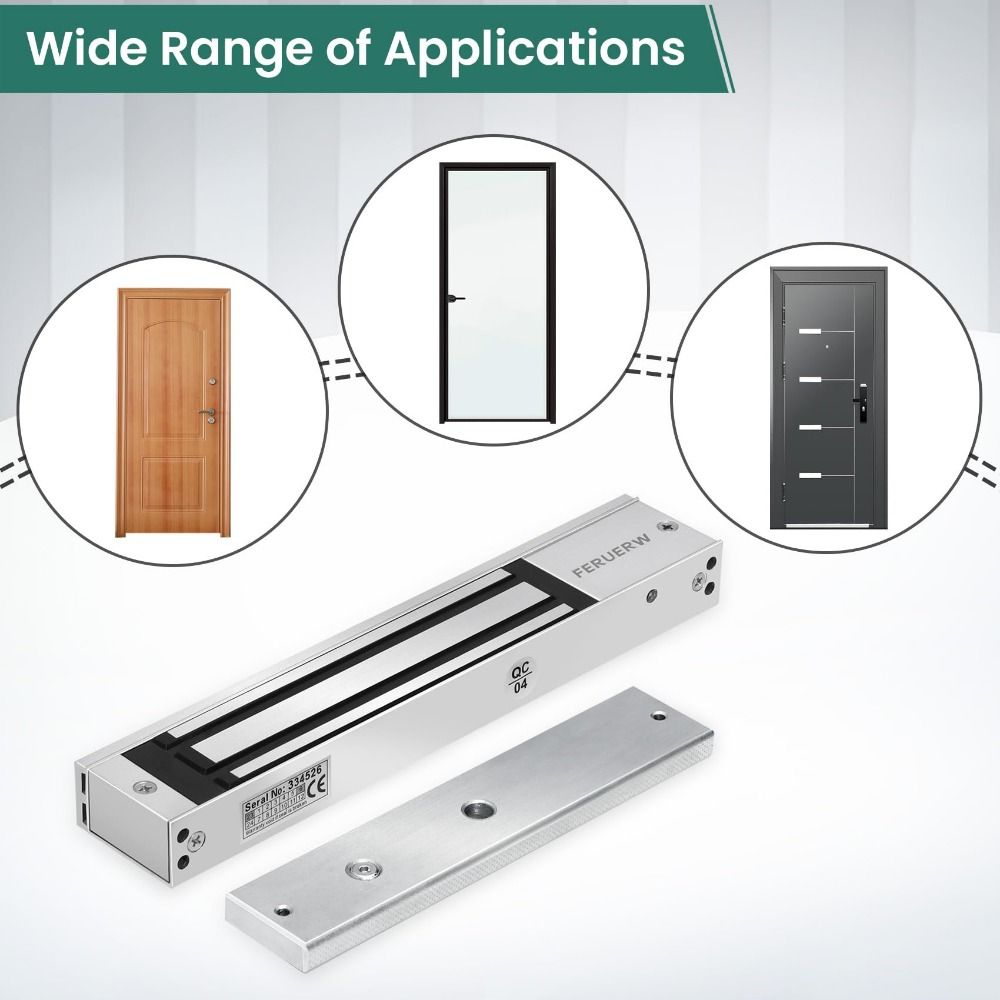 Magnetic Electromagnet Lock 12V DC Electric locking Door Access Control Lock Single Door