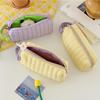 Taro Cream-colored Pencil Case In Ins Style Japanese Style Large-capacity Stationery Bag