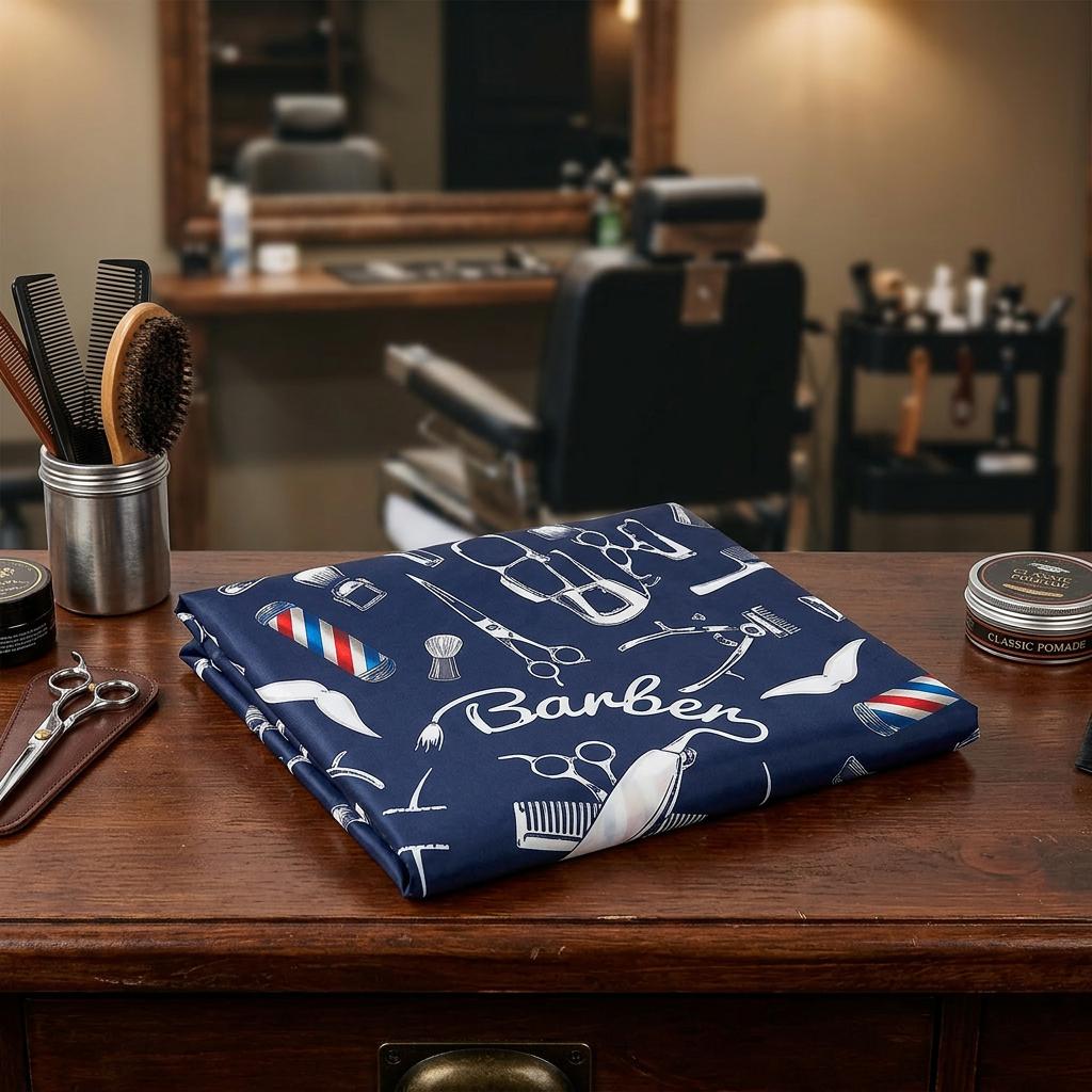 Large Barber' Hairdressing Cape for the Haircut Salon
