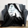 1pc Harry Potter Flannel Throw Blanket - HD Printed Lightweight Soft Warm All-Season Blanket for Sofa, Bed, Travel, Camping 013