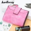 Baellerry Women's Fashion Korean Style Zipper Coin Purse & Short Wallet