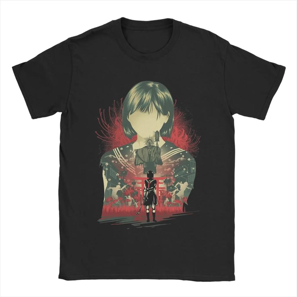 Top Fashion Tees Hot New Horror Game Silent Hill F T-Shirts Hinako Shimizu Cotton Clothing Cotton Best Selling Round Neck Soft