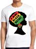 Ich bin Schwarze Geschichtsfrau Afro-Königin Neuheit Herren Damen Oberteil Geschenk T-Shirt M499