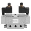 3 Position 5 Way Pneumatic Solenoid Valve Double Electric Controller G1 8in K35D2H 6AC220V