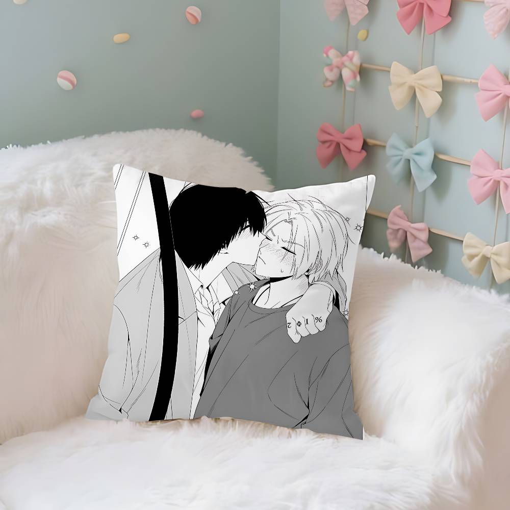 Nagumo And Shin Case Plush Fabric Soft Pillowcase Double Sided Print Cushion Cover Household Gifts