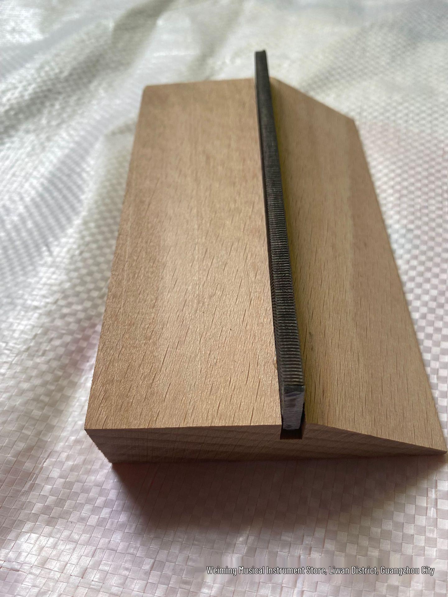 Бакелитовый напильник для снятия фаски ладов гитары для обработки кромок и полировки Bevel Wood Block File