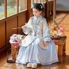Huatiacai Blossom Girls' Embroidered Hanfu Set