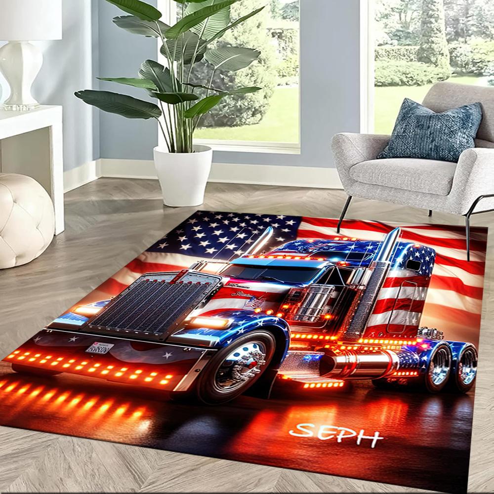 Kw Heavy Trucks Area Rug Perfect For Living Rooms Decorate Room Dormitory Study Room Antislip Carpet Anime Office Decor