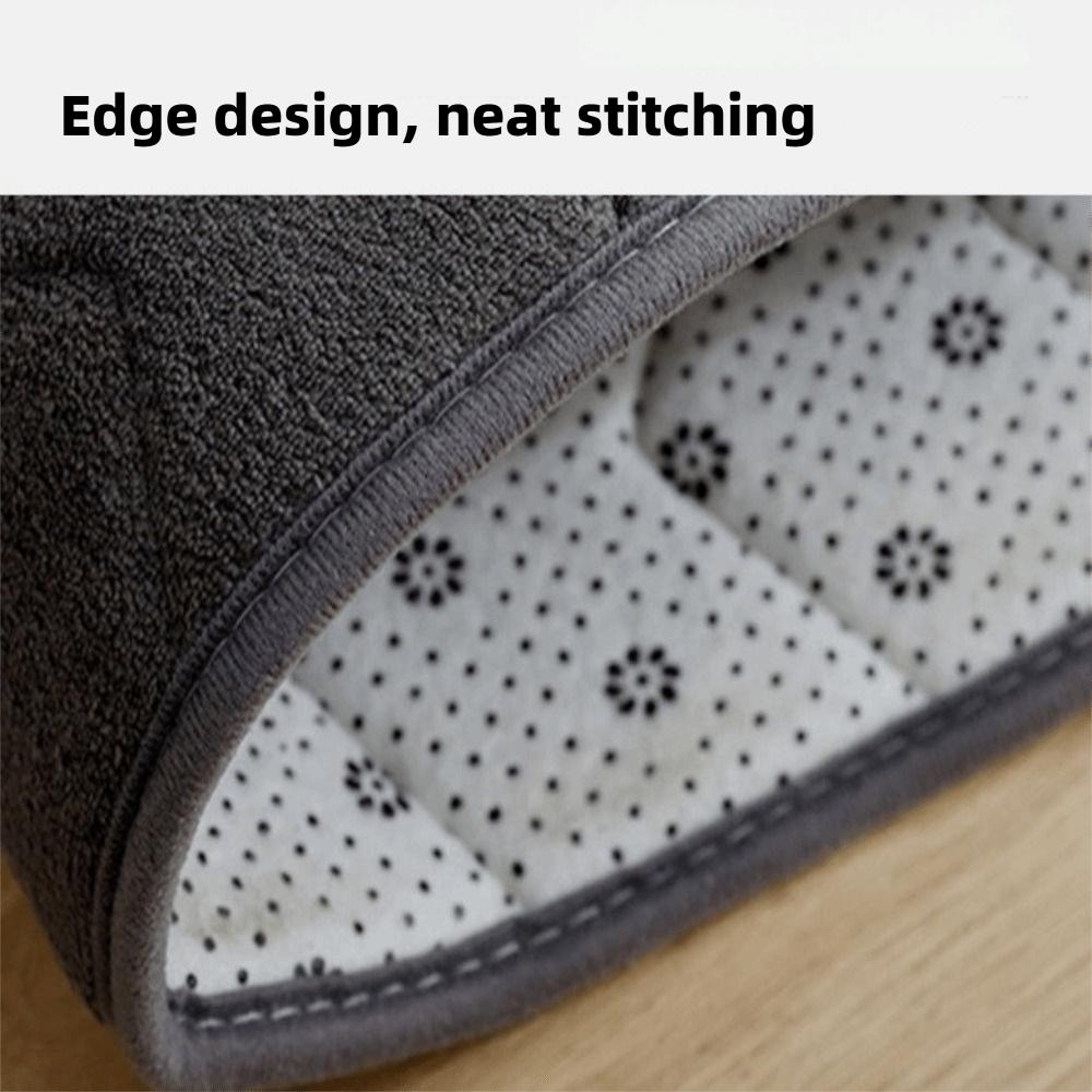 Thickened Cobblestone Bathroom Floor Mat Dirt-resistant Absorbent Floor Mat  for Toilet