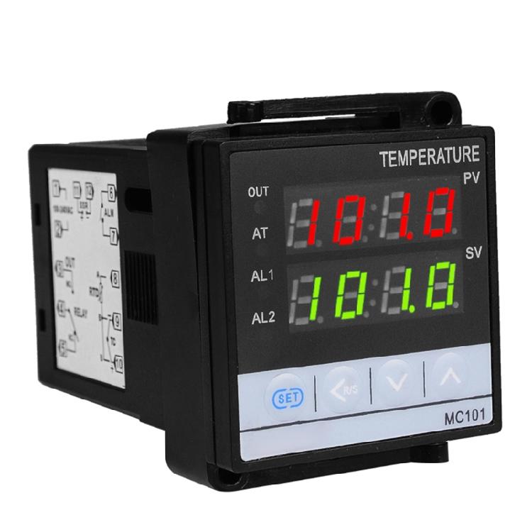 

SSR Output Digital Display Temperature Controller PID Thermostat ℃/℉ 85~265VAC 1