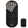 XplrKamp Sleeping Bag for All Lightweight Comfortable Temperature Flannel Includes Storage Fully Easy Ideal for Outdoor Car Emergency and Guest Use
