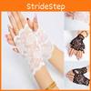 Premium Quality Womens Lace Fingerless Gloves For Evening Bridal Events