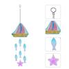 Colorful Wind Chime Creative Starfish Turtle Hangings Yard Ornaments Hanging Pendant  Backyard