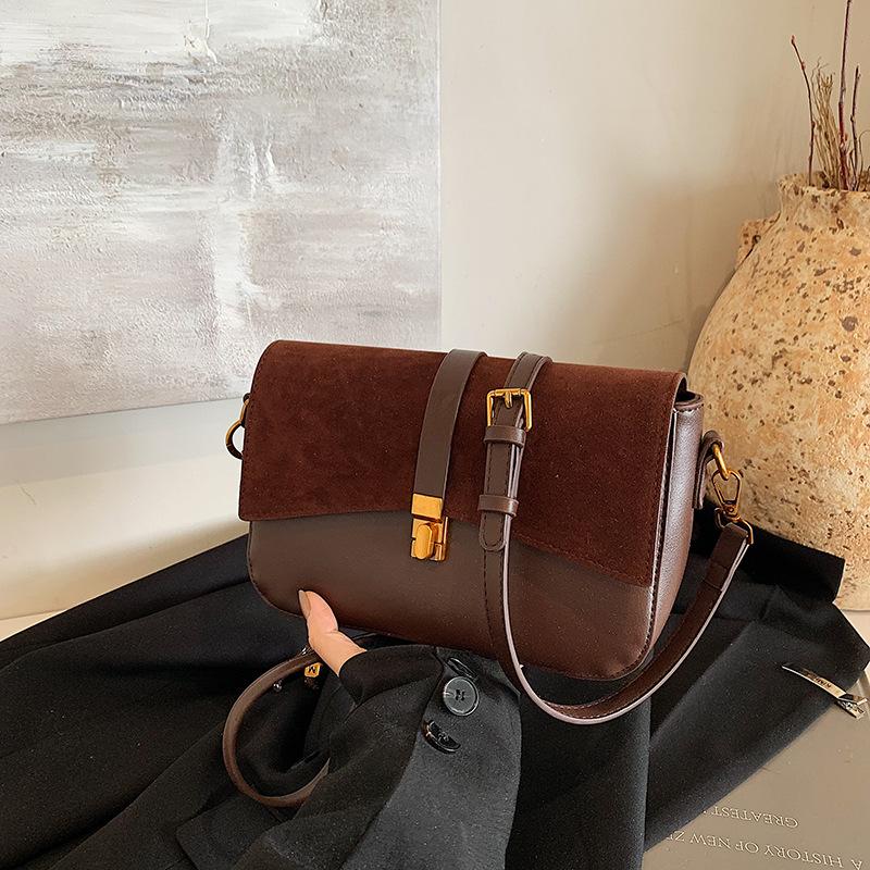 

Small bag women s retro new matte messenger bag women s shoulder underarm work small square bag