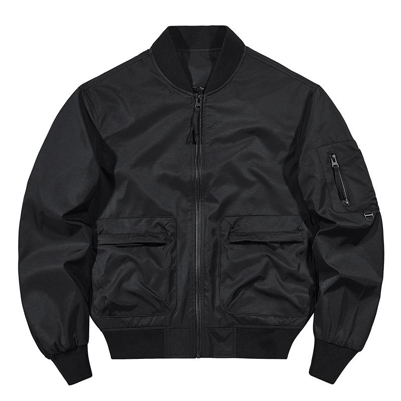 Men's American Style Spring/Autumn Baseball Jacket - Casual Pilot Flight Suit Outerwear Workwear 8861.