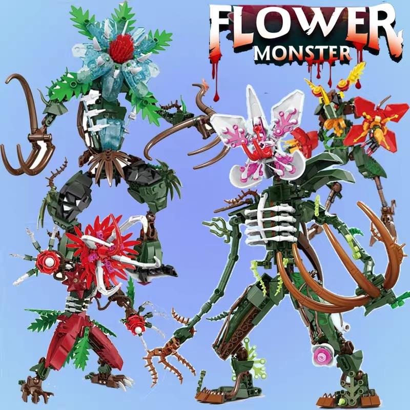Stranger Things Demogorgon Monster Blume Alien Modell Bausteine Set für Kinder