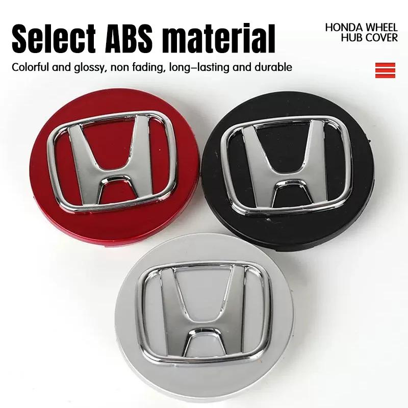 4pcs 69mm Car Wheel Center Hub Center Cap Rim Hub Dustproof Cover Emblemem For Honda Fit Jazz GK5 Civic Type-R CRV Pilot Accord aig256