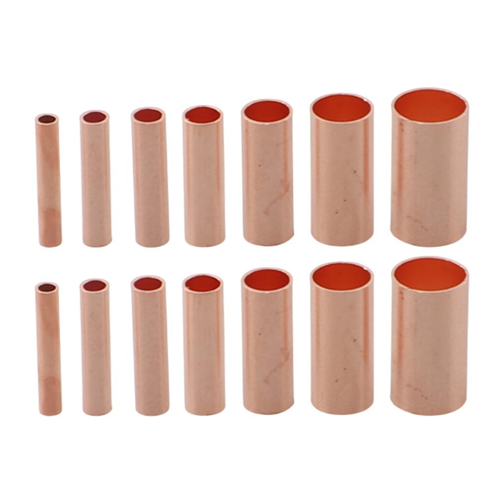 Electrical Butt Terminals Copper Crimp Connectors Wiring Projects Electrical Connection Heat Shrink Tubing Seamless Design