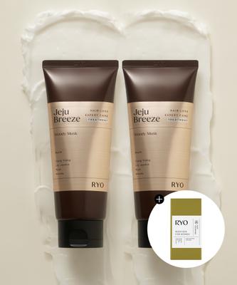 Ryo [woody Musk] Nourishing Hair Loss Professional Care Treatment Jeju Wind 200ml 2 Pack