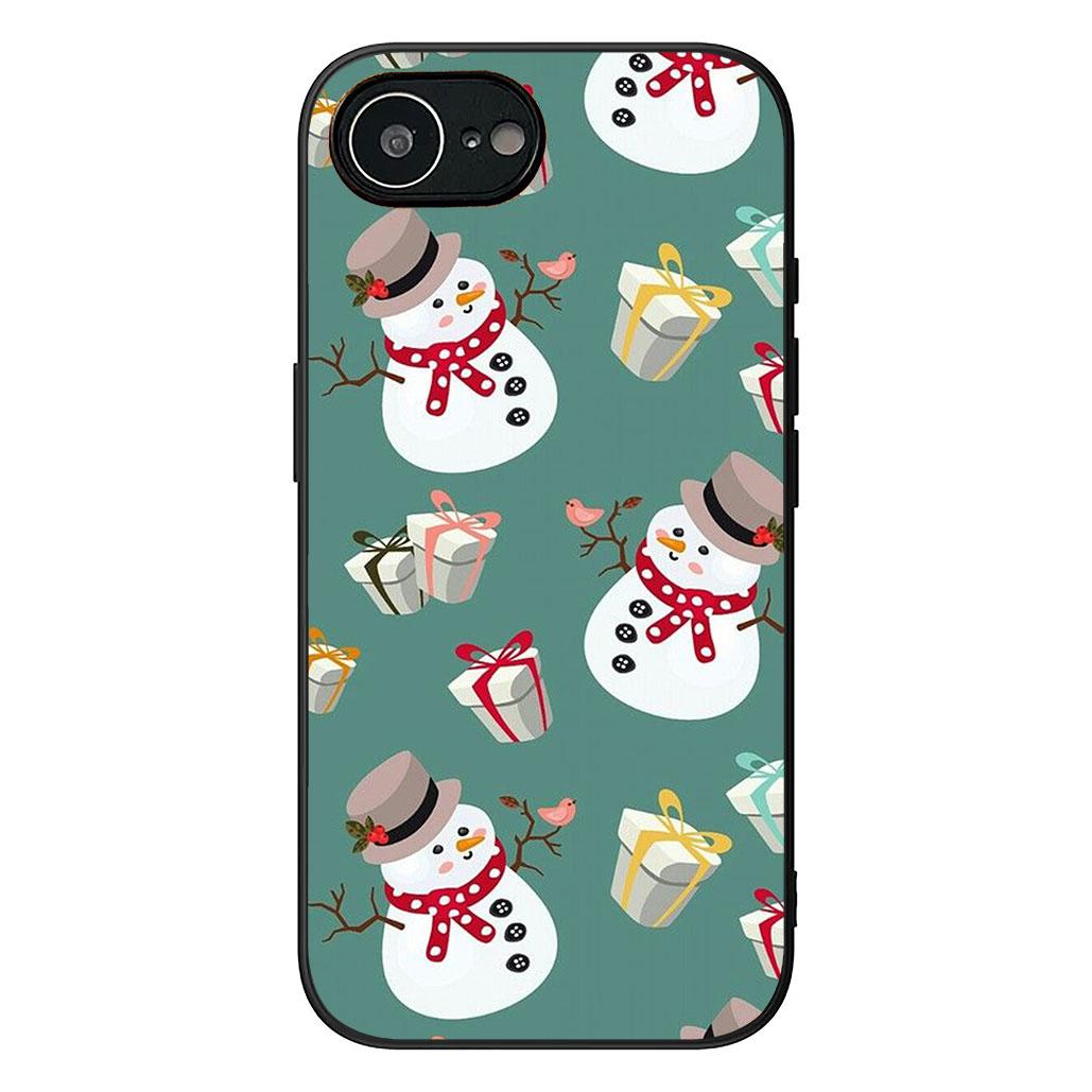 

Snowman Merry Christmas Snow Tree Deer Gift Cover for Apple iPhone 16 17 Air 14 15 Pro Max Plus 16+ 16E 14+ ProMax Case iPhone 16 Pro Max