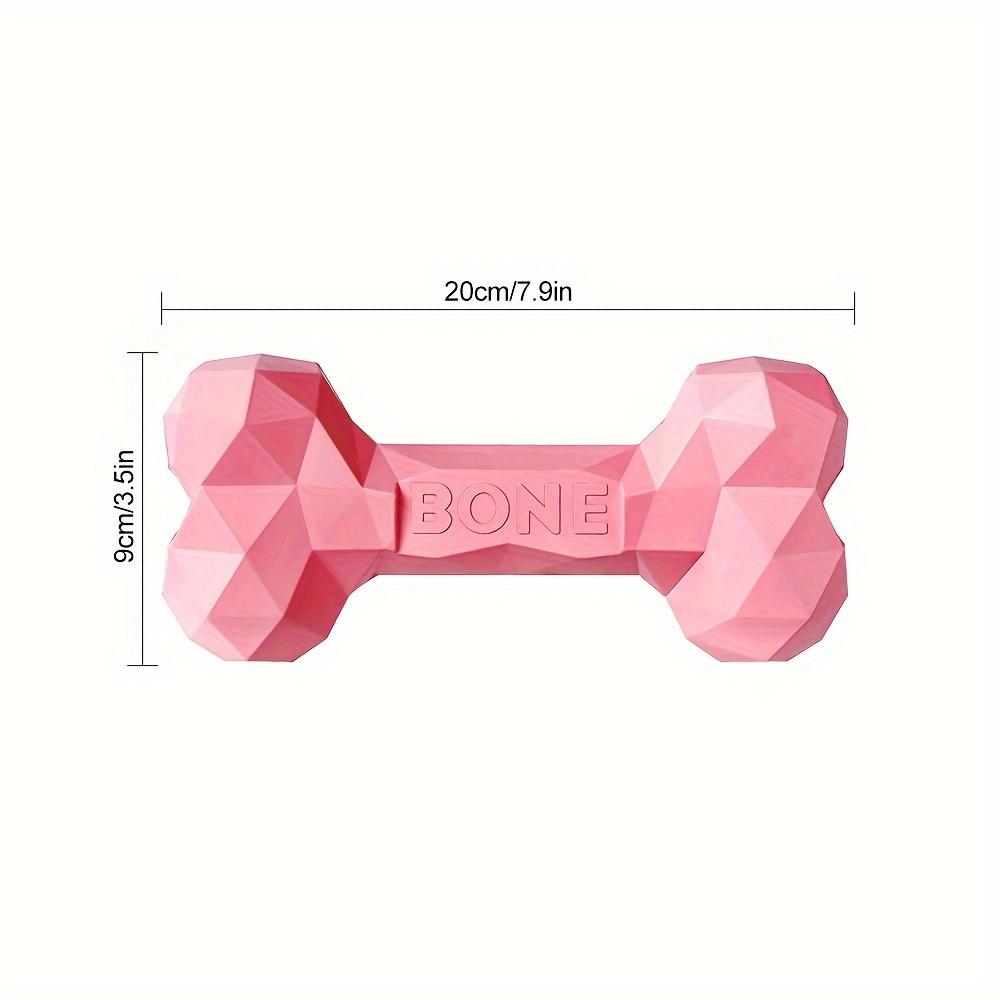 Zabawka dla psa z kauczuku naturalnego w kształcie kości, nietoksyczna i trwała, z powolnym karmieniem i funkcją czyszczenia zębów dla dużych psów