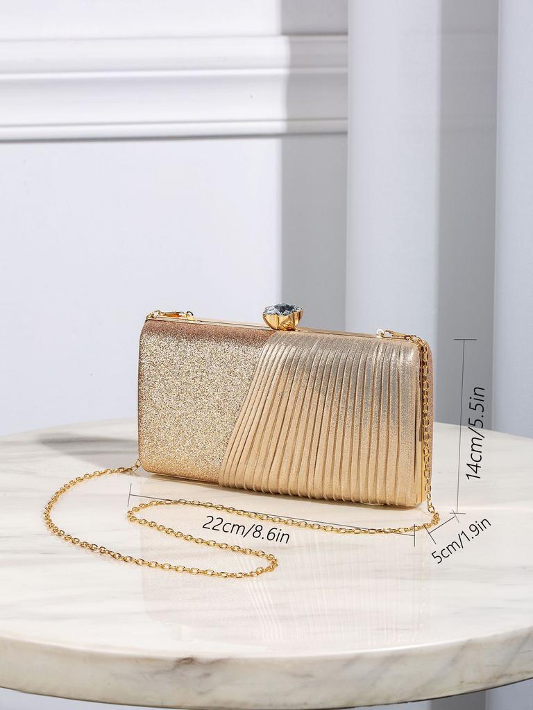 Women Evening Bag Sparkly Clutch Purses for Women Wedding Party Prom Shoulder Bags Glitter Cocktail Prom Lady Handbags