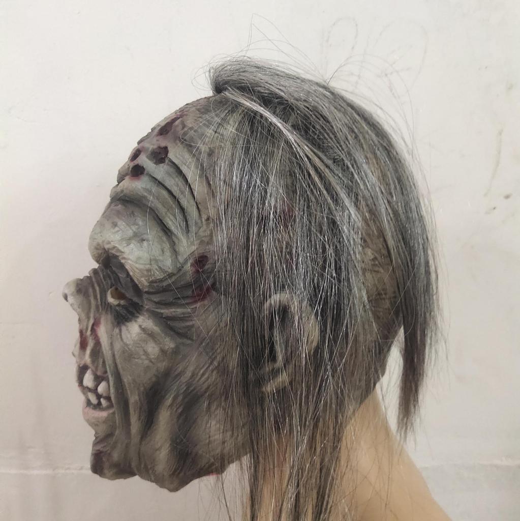 Zombie headgear, terrifying latex mask