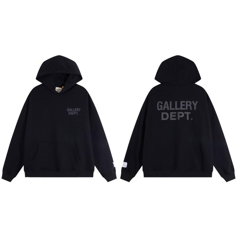 Gallery Dept Streetwear Hoodie Men Women - Oversized Cotton Pullover With Bold Letter Print Casual Wear