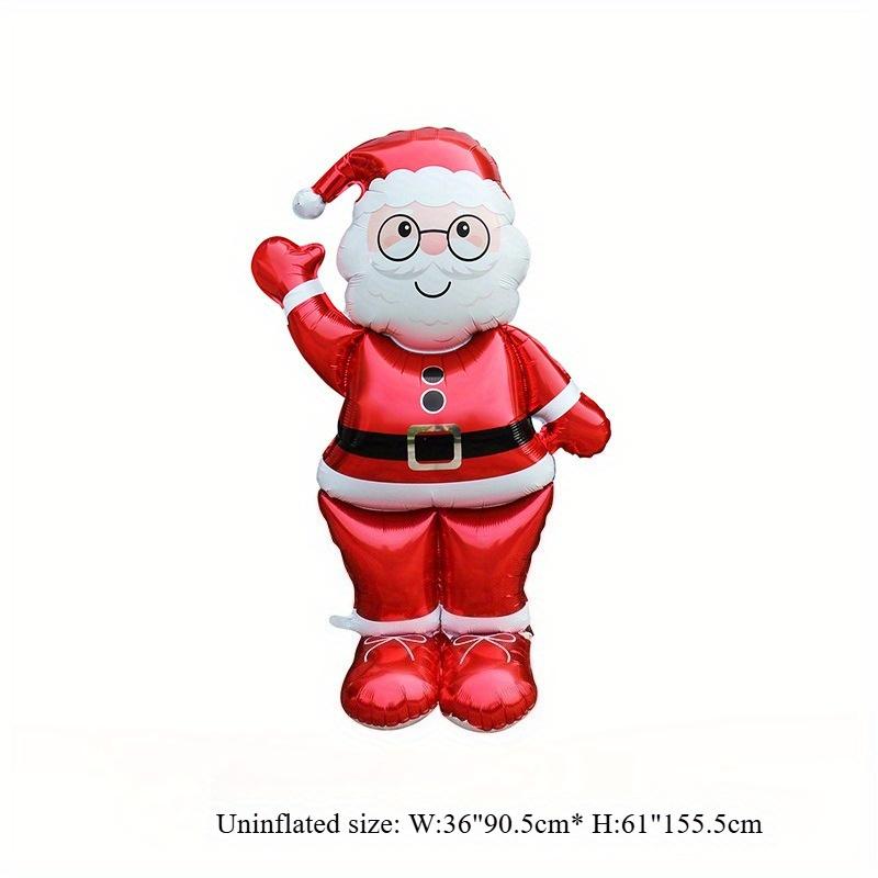 1pc Standing Gingerbread Man Santa Claus Foil Balloons Festive Christmas Decorations Xmas Event Home Decorations Party Supplies