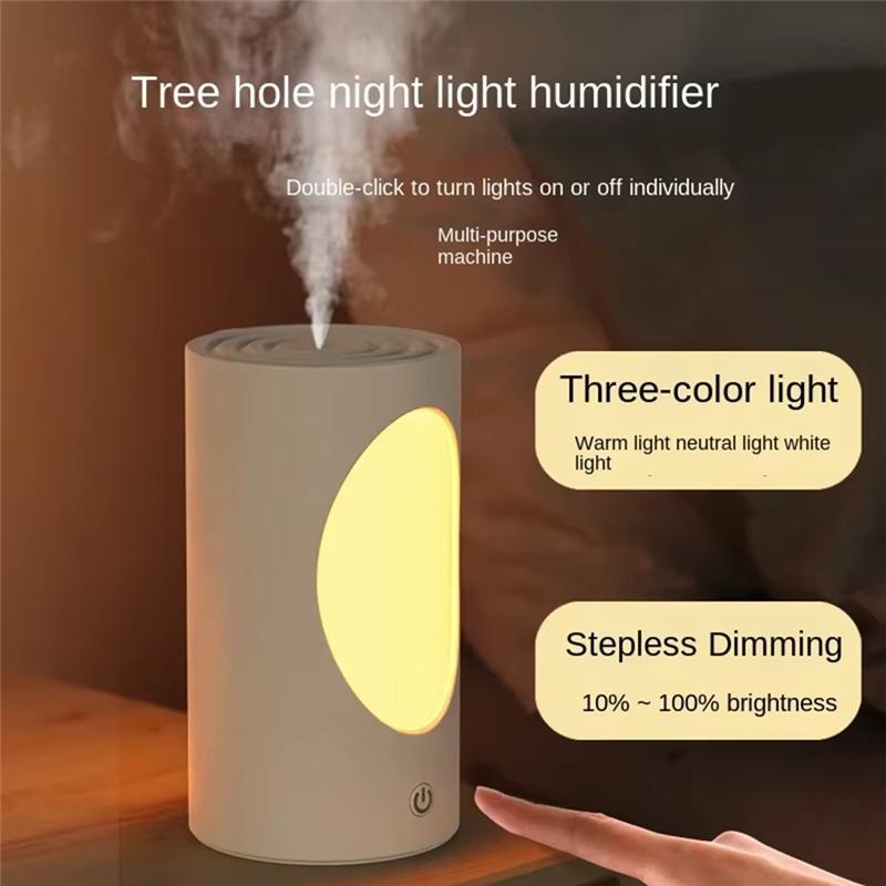 LECKL-Rechargeable 600Ml Portable Aroma Diffuser With Colorful LED Lights - Wireless Air Humidifier For Home And Travel