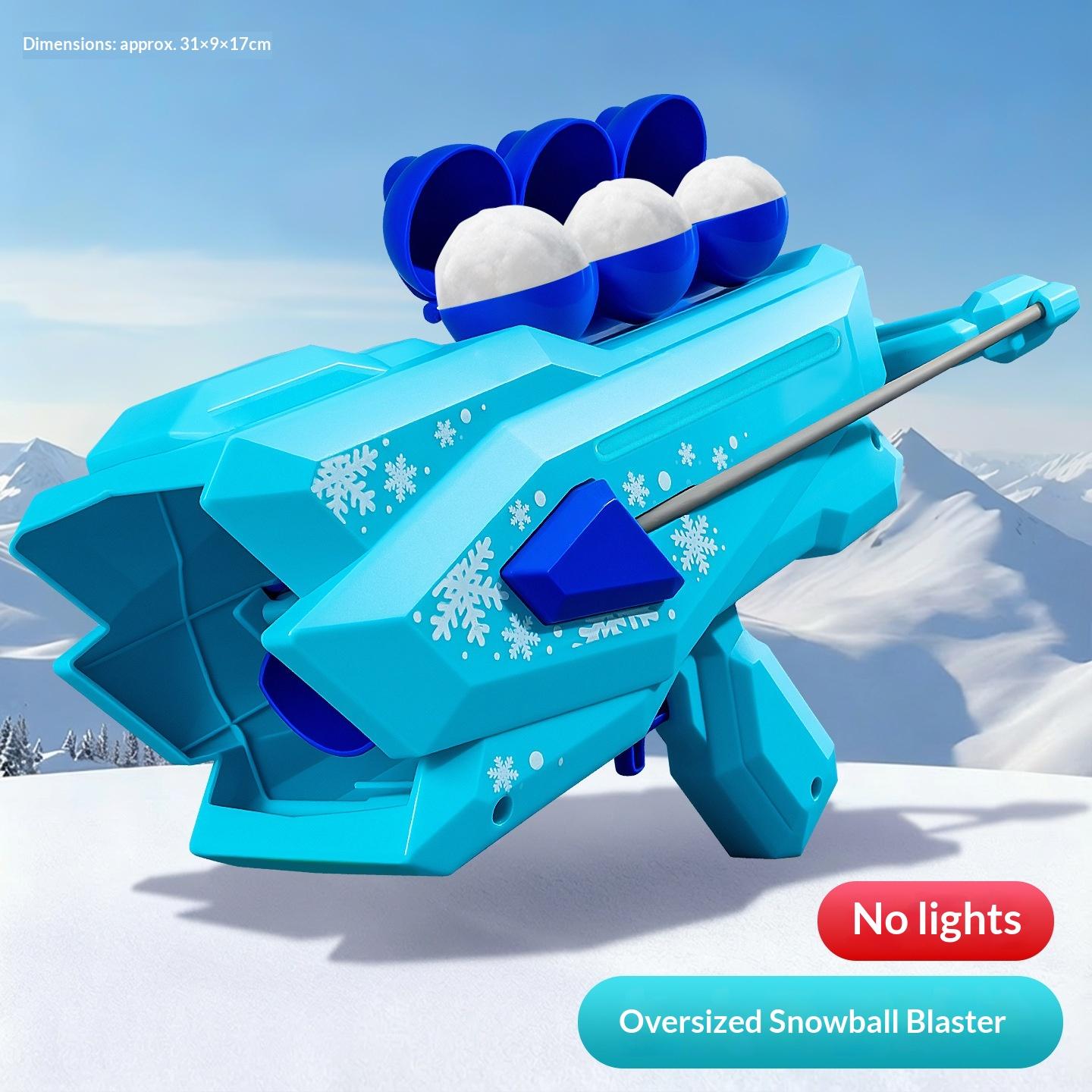 

Snowball Launcher Triple Barrel Snow Gun Winter Outdoor Snow Fight Toy Parent Child Interactive Snow Play Tool For Kids Adults