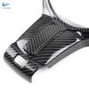 ABS Carbon Texture Car Interior Steering Wheel Cover Trim For BMW F Chassis F06 F10 F11 F12 F15 F16 F20 F21 F22 F23 F30 F32 F34