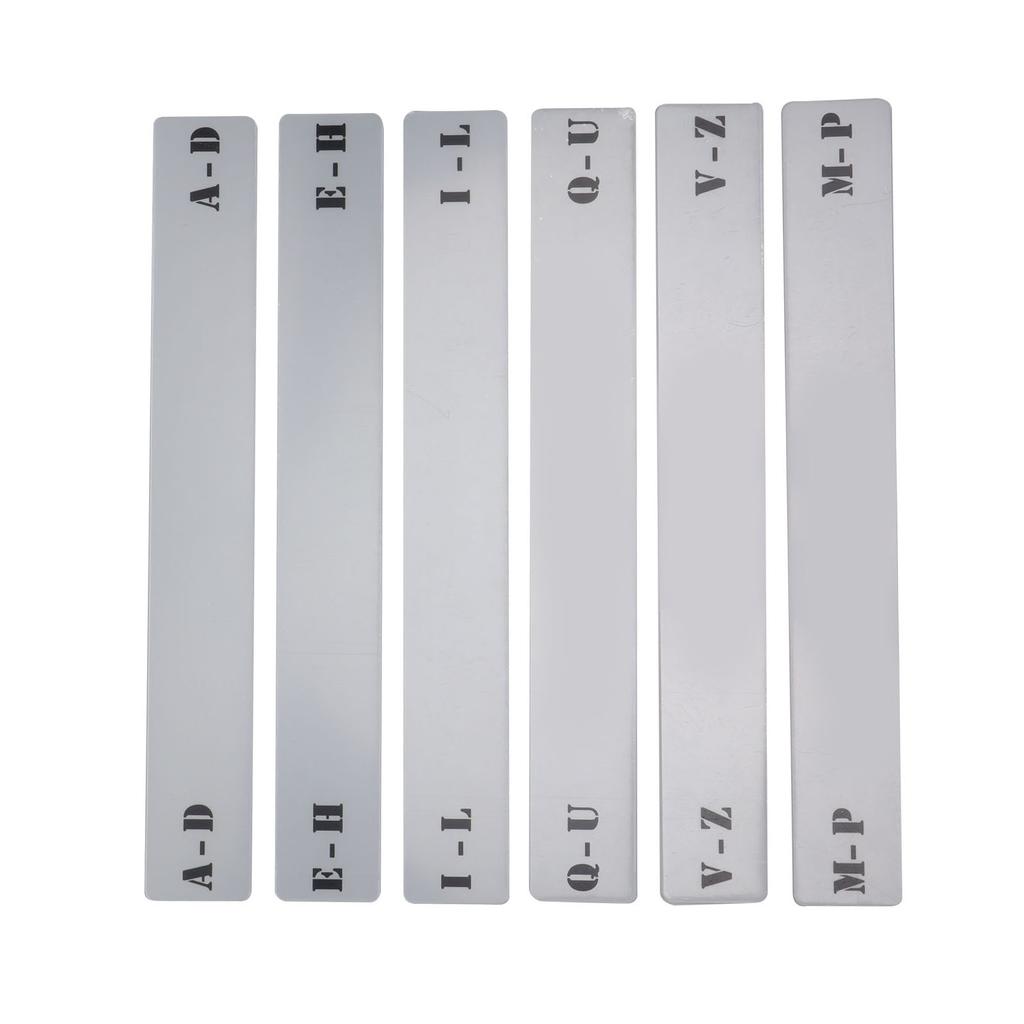 GKR34B Vinyl Record Divider Card AZ Horizontal Label Record Organizer Index Card for Vinyl Record Shelf Storage