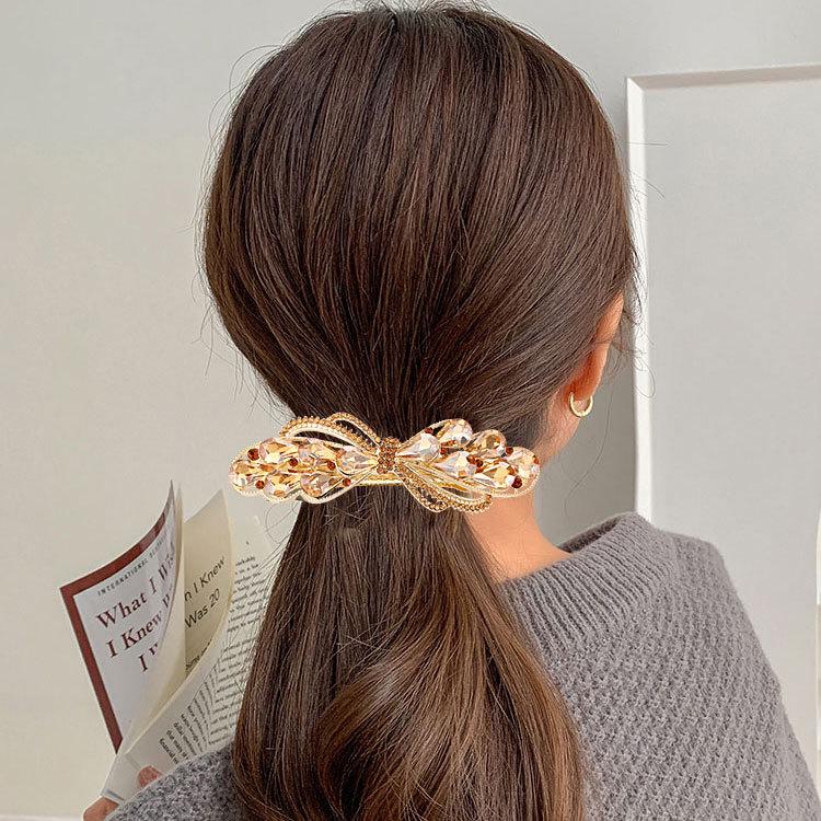 Elegante koreanische Kristall-Haarnadel für Damen