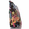 Bunte Graffiti Strandtasche mit Reißverschluss