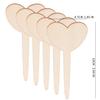 Wooden Plant Labels Multi-shape Blank Garden Marker Stakes DIY Writing Tags for Potted Flower Herb Seed Vegetable Identification