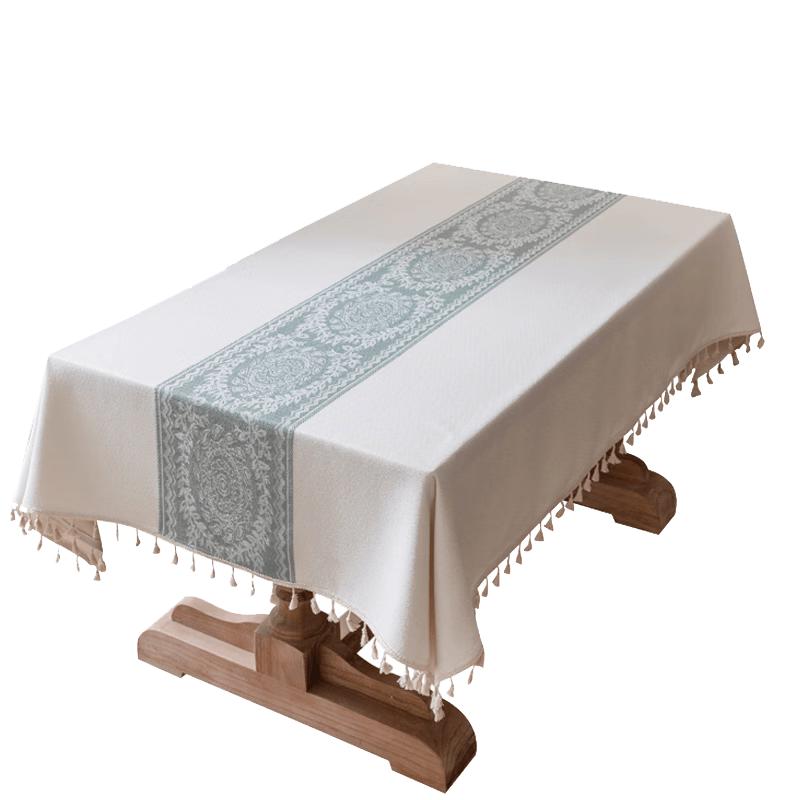Rectangular Waterproof Cotton Linen Tablecloth 140x180cm