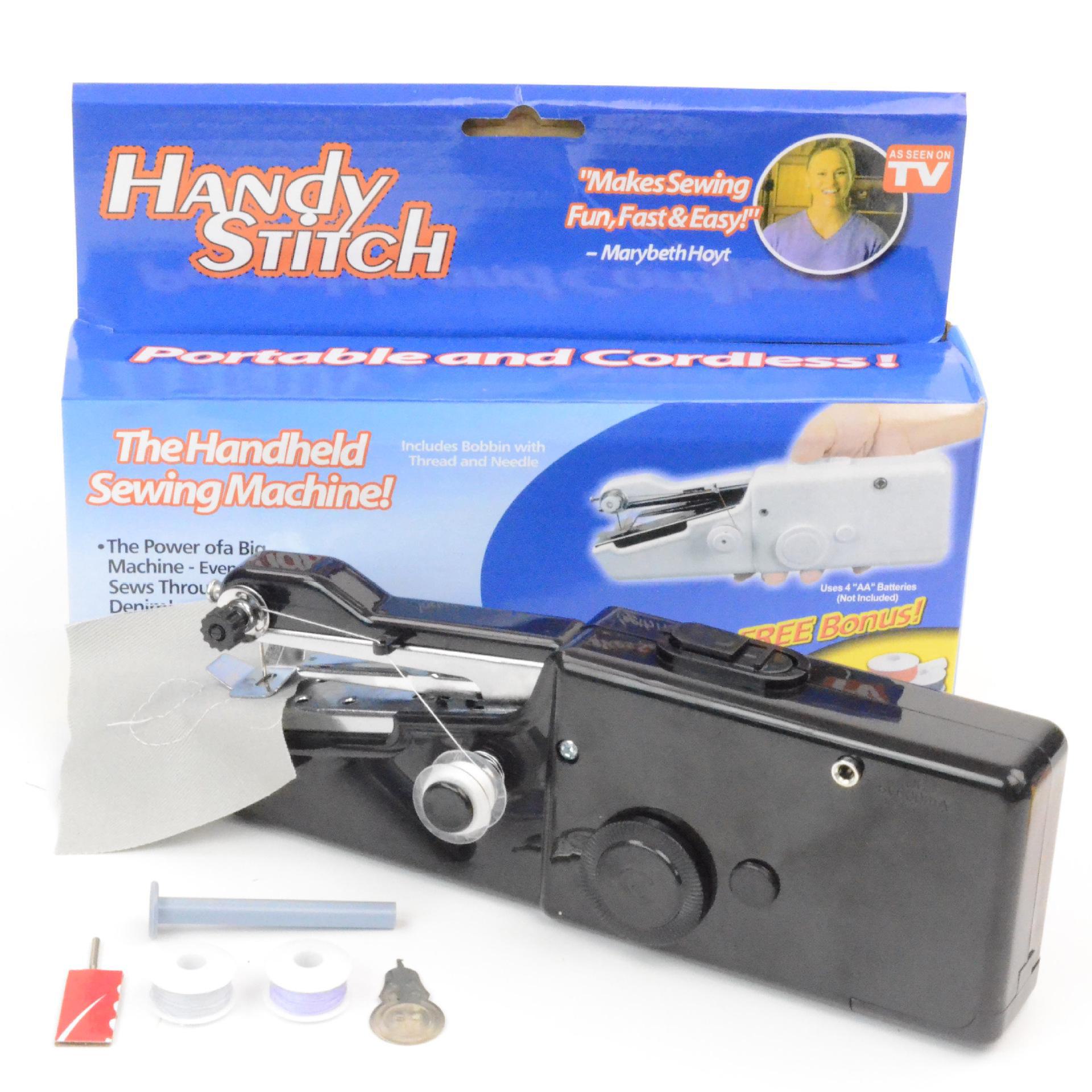 

Компактная ручная электрическая швейная машина - Handy Stitch 101 Мини Портативное швейное устройство square head standard