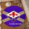 Club de Football Fiorentina Tapis rond Décoration d'intérieur, Tapis de chaise Pour salon, Chambre à coucher, Paillasson décoration d'intérieur Cadeau d'anniversaire Cadeaux de Noël