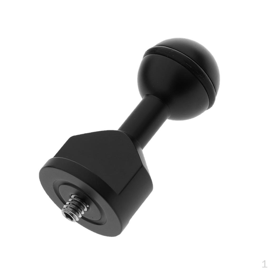 1/4- 1inch Flash Adapter Arm Mount Part Camera Accessory Underwater Lamp Attachment