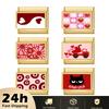 Y2k Red Cherry Strawberry Tai Chi Heart Cat Butterfly Italian Charm Link Fit 9MM Stainless Steel Jewelry DIY Making Bracelet