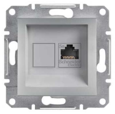 Asfora Gniazdo Komputerowe Kat.5E Utp Bez Ramki Aluminium Eph4300161