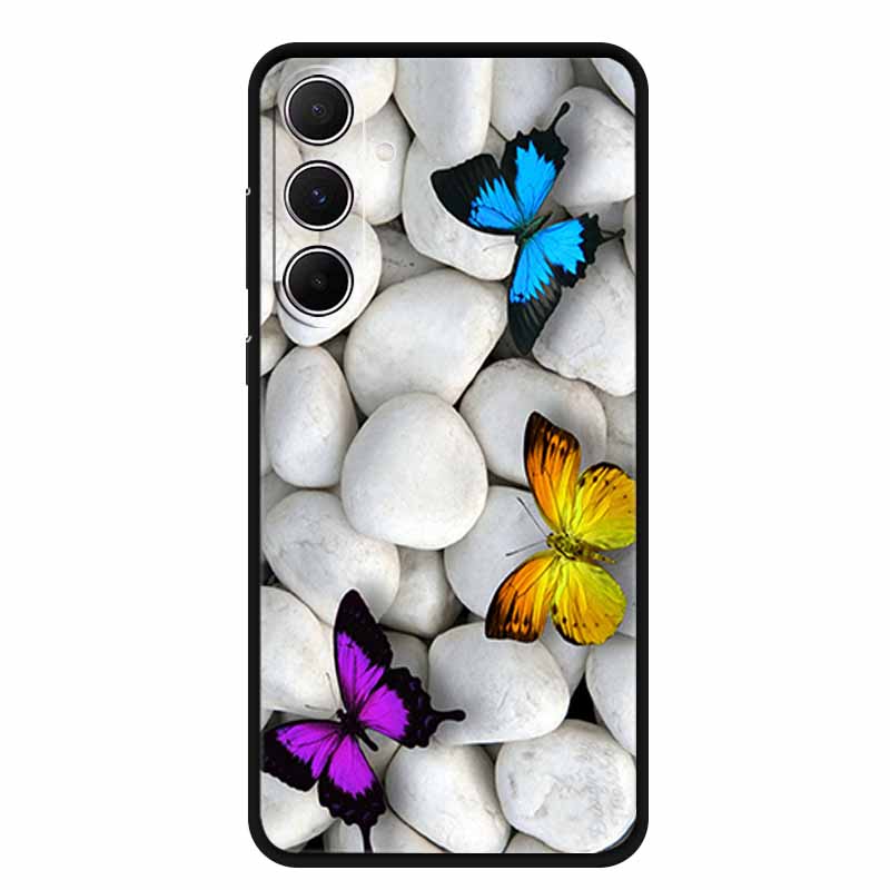 For Samsung Galaxy A55 5G Case Animals Soft Silicone TPU Phone Cases Back Cover For SamsungA55 Wolf Protector Cute Girl Shell