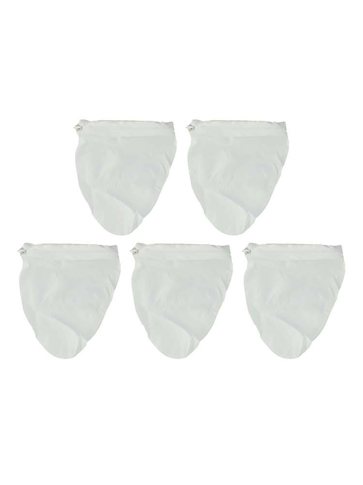 Reusable Fine Mesh Cheese Bags for Cold Brew For Coffee and Yogurt 5 Pack