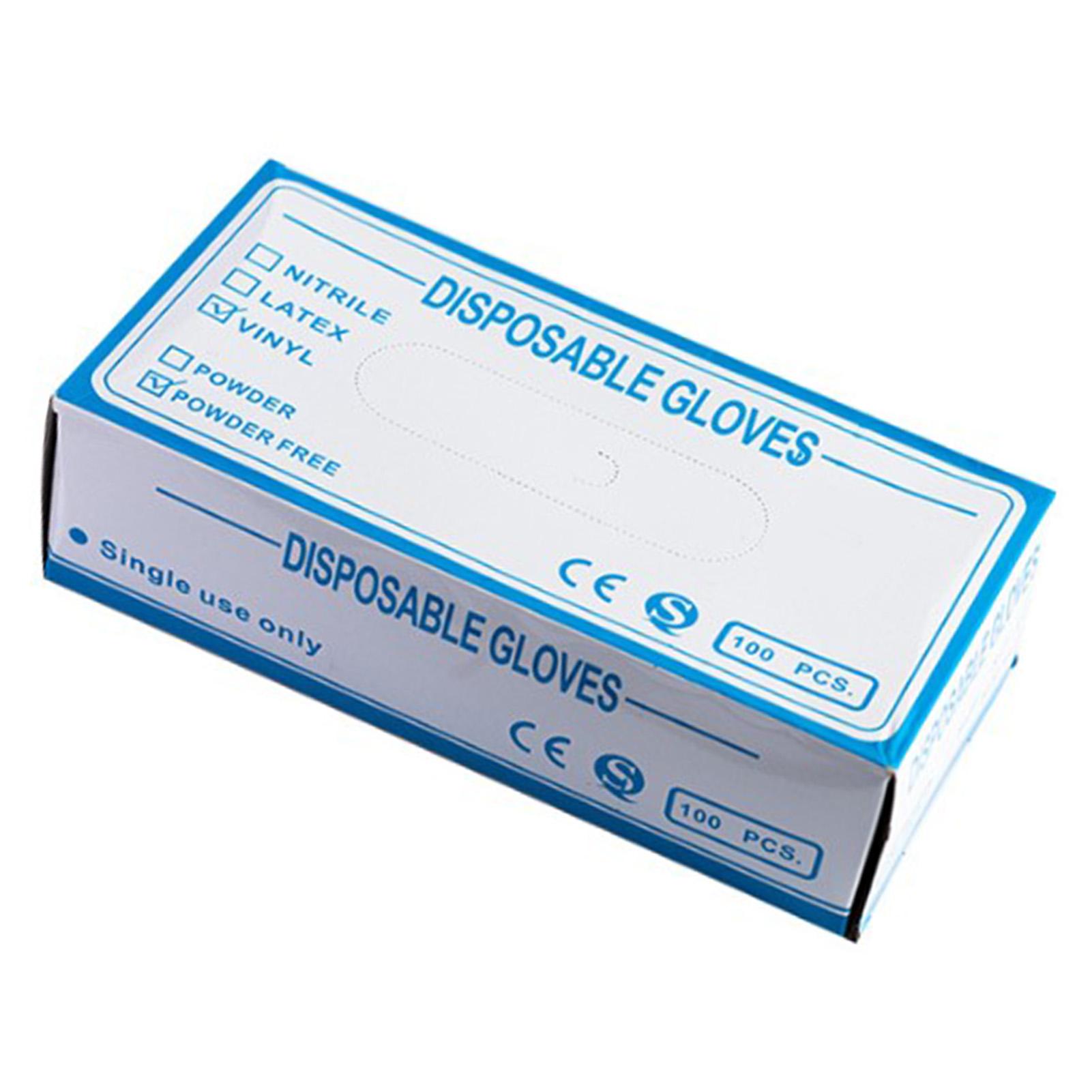 

100 шт одноразовые перчатки из ПВХ пластиковые пищевые безопасные перчатки для кейтеринга кухня выпечка большой размер